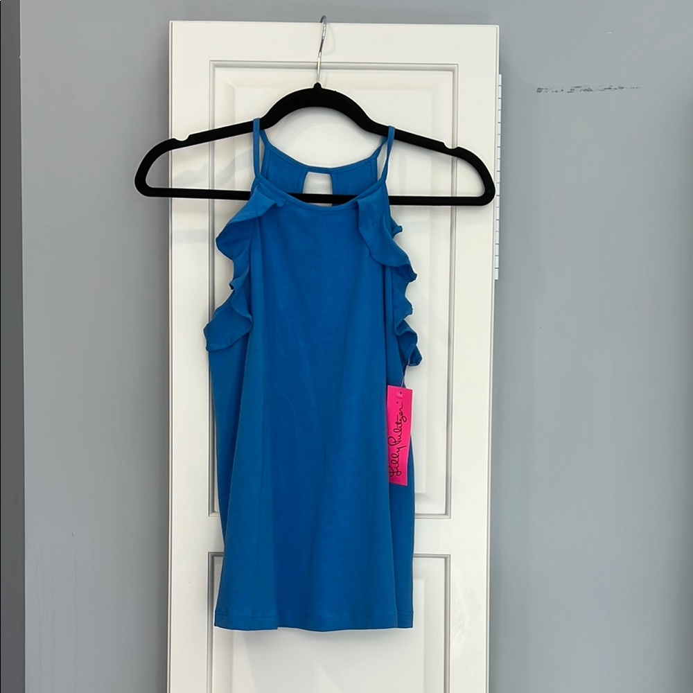 Lilly Pulitzer Blue Billie Top XS NWT